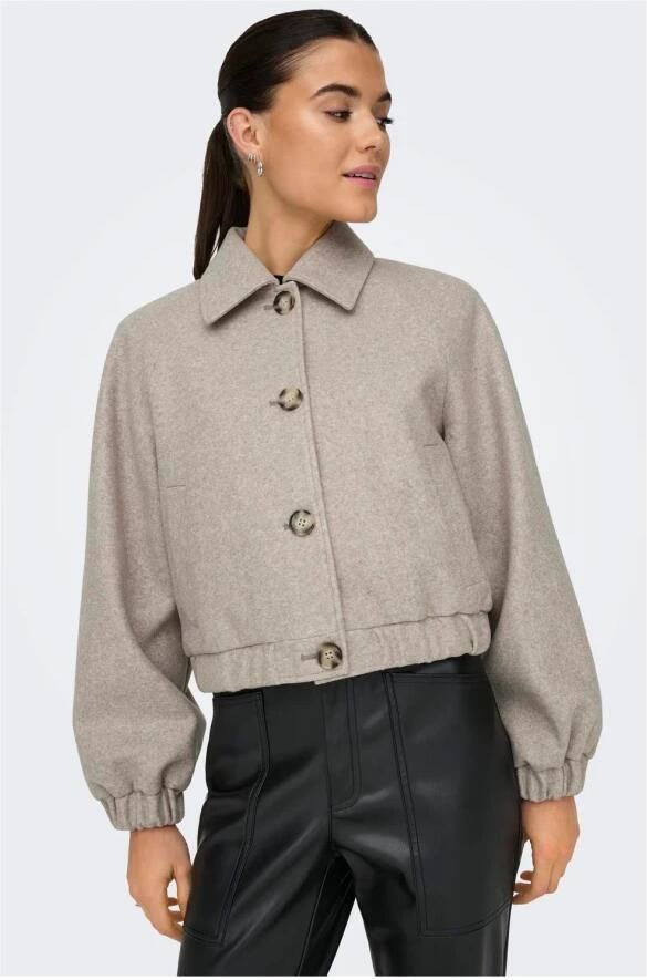 Only Regular fit bomberjack met kentkraag model 'NANCY' - Foto 4