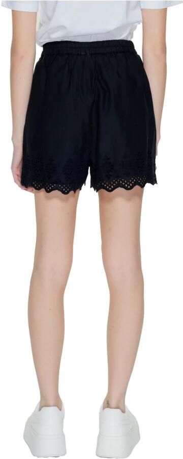 Only Organische Losse Shorts Lente Zomer Collectie Black Dames - Foto 3
