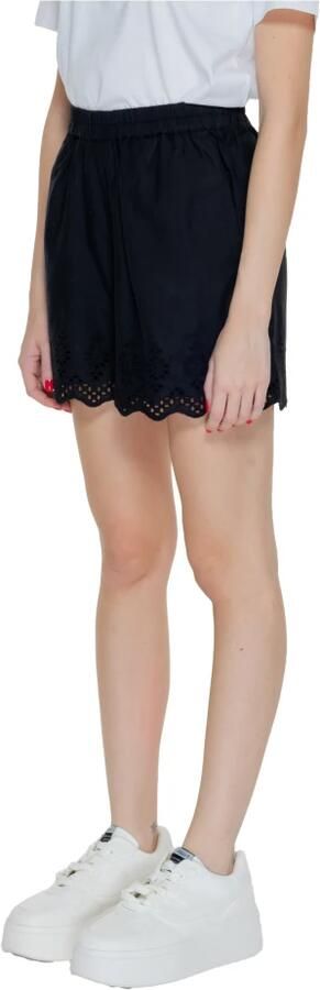 Only Organische Losse Shorts Lente Zomer Collectie Black Dames - Foto 2