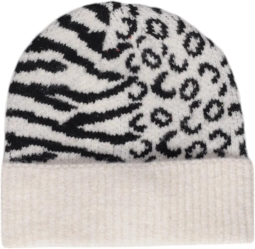 Only Acryl Dameshoed Herfst Winter Collectie Multicolor Dames