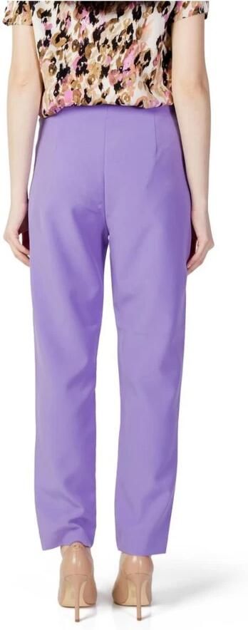 Only Polyester Blend Dames Cigarette Pants Collectie Purple Dames - Foto 3