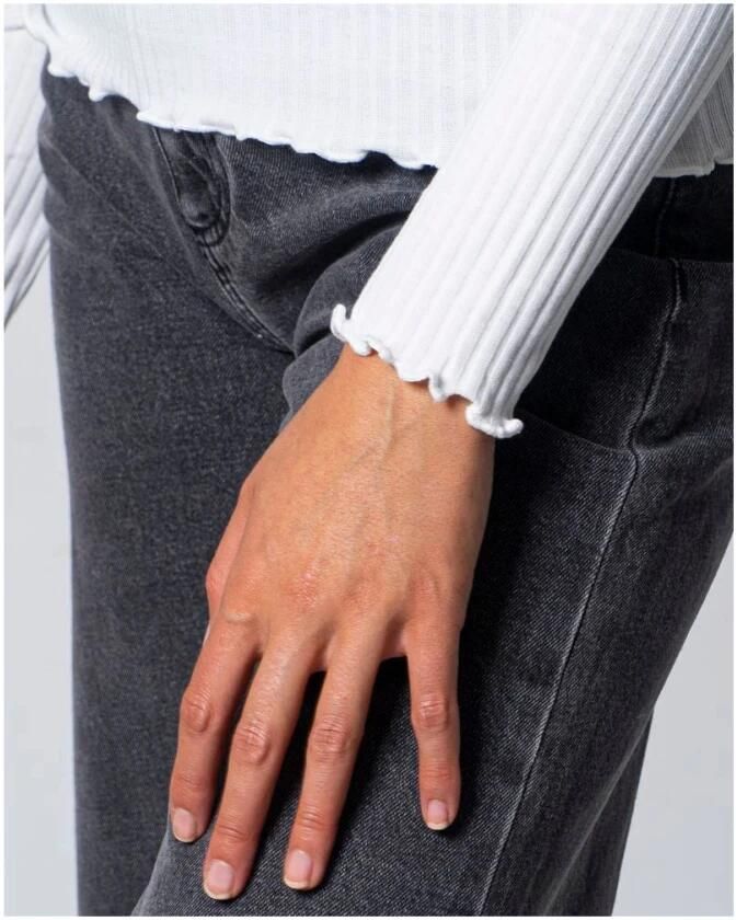 Only Polyester Coltrui Pullover Herfst Winter Collectie White Dames - Foto 3