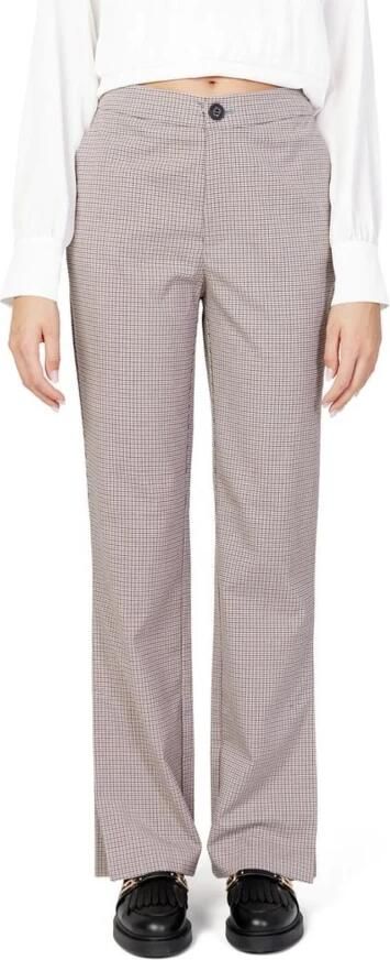 Only Broek ONLJOSS HW FLARED SLIT CHECK PANT TLR RP 15306260 - Foto 5