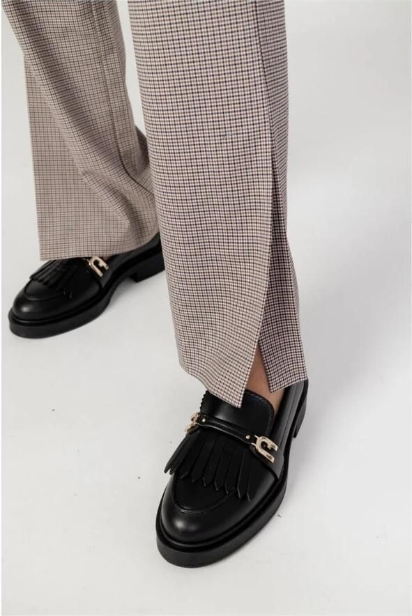 Only Broek ONLJOSS HW FLARED SLIT CHECK PANT TLR RP 15306260 - Foto 3