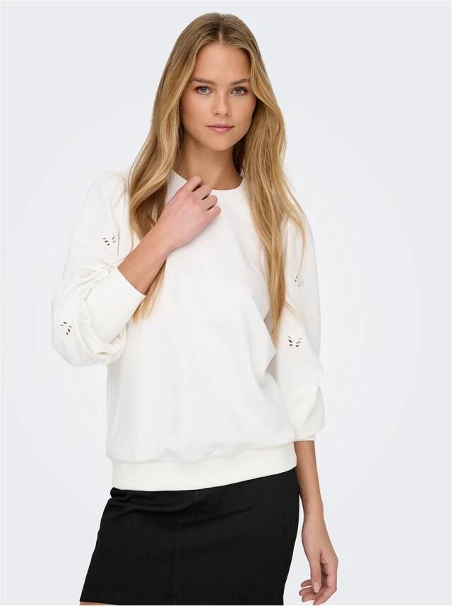 Only Sweatshirt ONLFEMME L S PUFF EMBROIDERY UB SWT - Foto 2