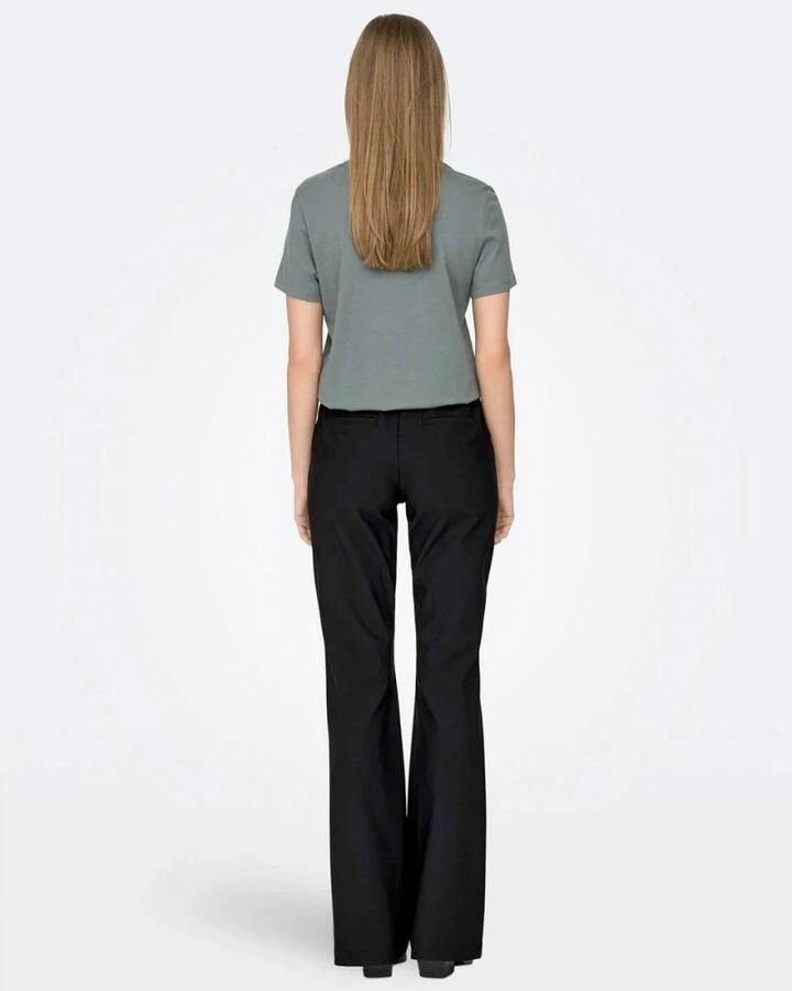 Only Wijde Zwarte Broek Freewear Black Dames