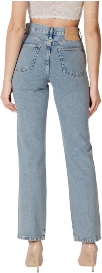 Only Rhinestone Embellished Denim Jeans Blue Dames - Foto 4