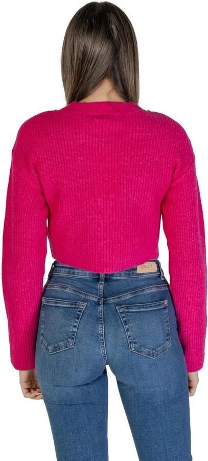 Only Trui Onlgaida Life Ls Crop Emb O-Neck Cc Knt 15324272 - Foto 4