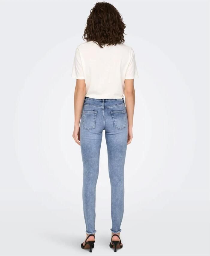 Only Ankle jeans ONLBLUSH MID SK ANK RAW DNM REA694 NOOS - Foto 5
