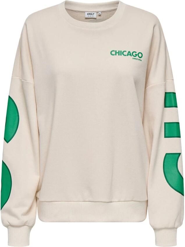 Only Stad Sweater Onlkyle Lange Mouw Beige Dames - Foto 2