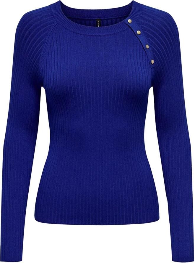 Only Blauwe Viscose Tops & T-Shirt Collectie Blue Dames