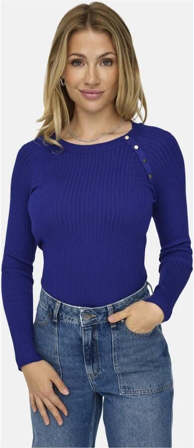 Only Blauwe Viscose Tops & T-Shirt Collectie Blue Dames - Foto 3