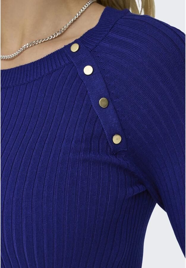 Only Blauwe Viscose Tops & T-Shirt Collectie Blue Dames - Foto 2