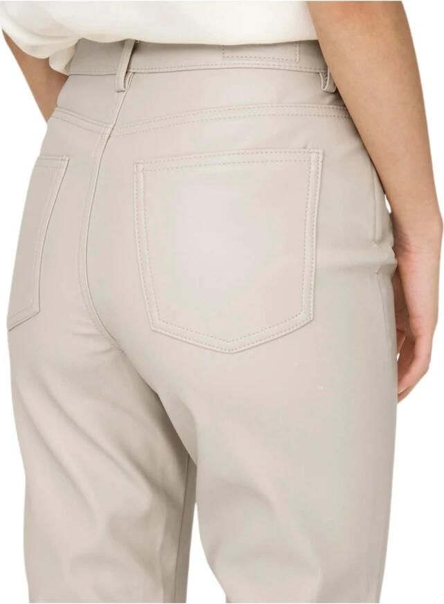 Only Stijlvolle Broeken voor Mannen en Vrouwen Beige Dames
