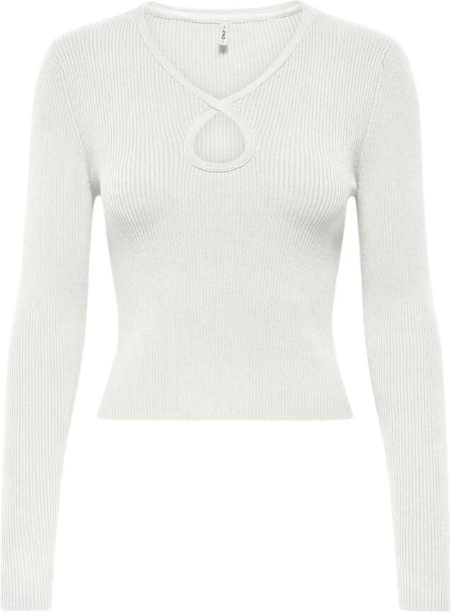 Only Stijlvolle Gebreide Collectie White Dames