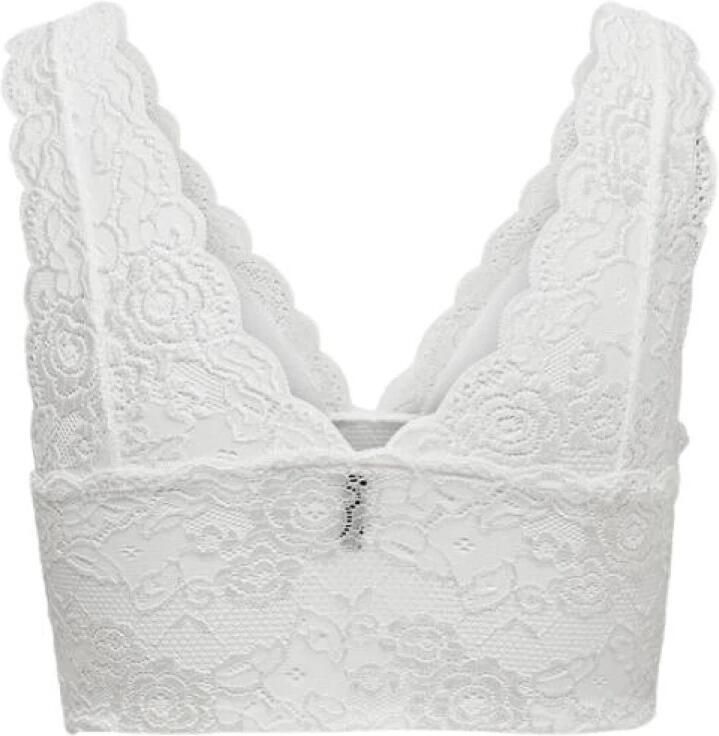 Only Kanten top ONLCHLOE – Kanten-bh met gevoerde cups en stretch regular fit vrouwelijk kant synthetische vezel v-hals - Foto 7