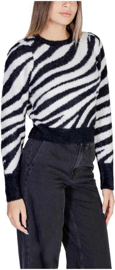 Only Regular fit gebreide pullover met plooien bij de mouwaanzet model 'PIUMO' - Foto 2