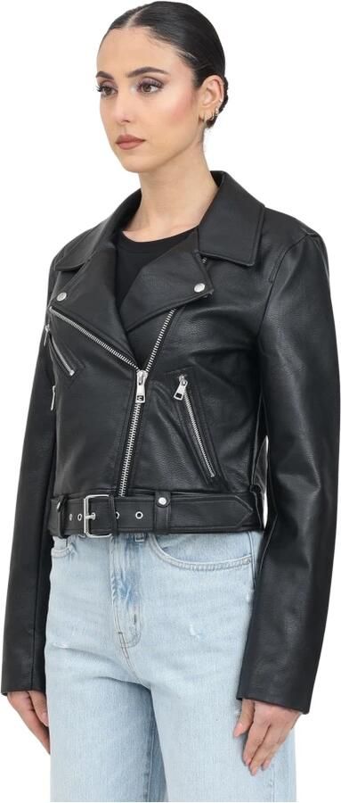 Only Onlvera Faux Leather Biker CC OTW 15232135 Black Dames - Foto 6