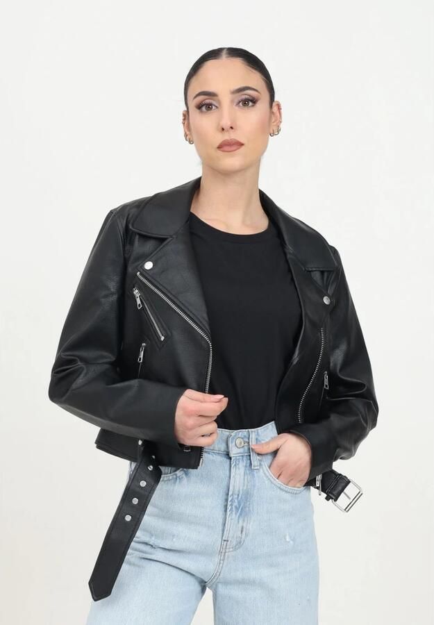 Only Onlvera Faux Leather Biker CC OTW 15232135 Black Dames - Foto 4