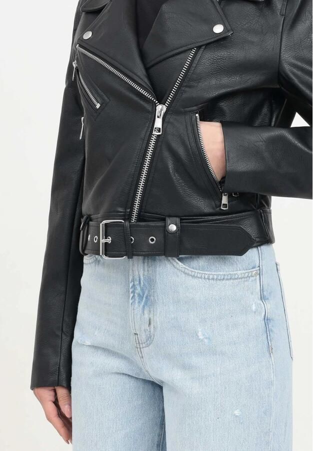 Only Onlvera Faux Leather Biker CC OTW 15232135 Black Dames - Foto 3