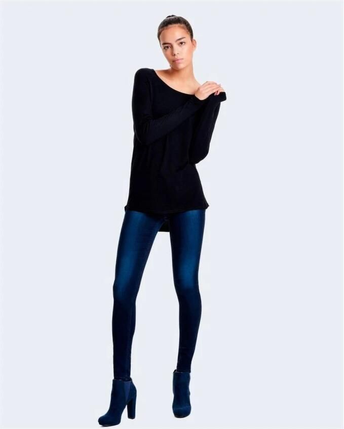 Only Shaped fit gebreide pullover in viscosemix model 'MILA LACY' - Foto 4