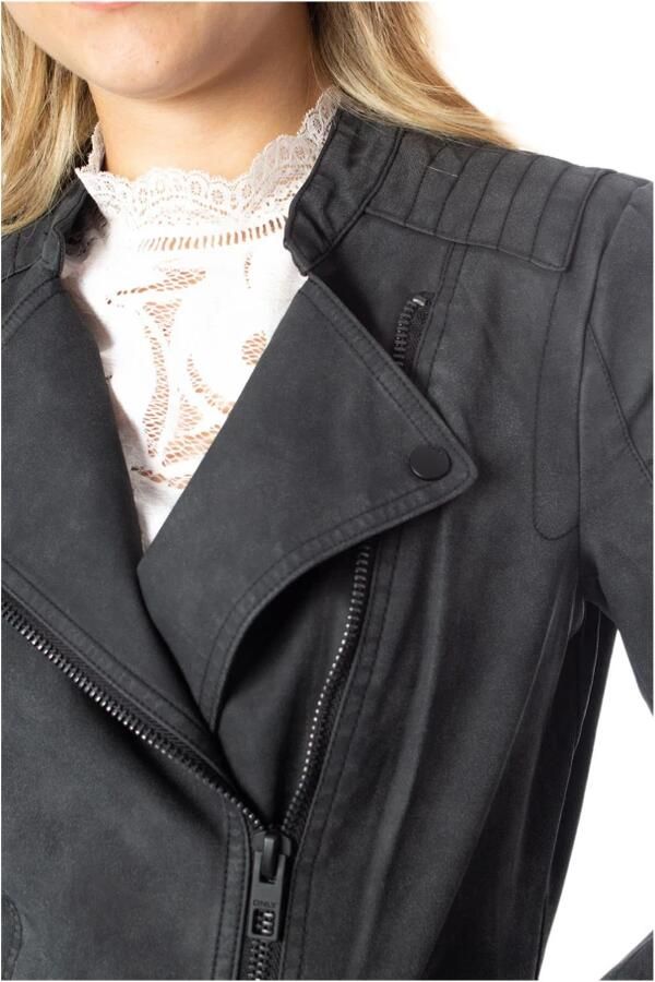 Only Imitatieleren jack ONLAVA FAUX LEATHER BIKER OTW NOOS - Foto 9