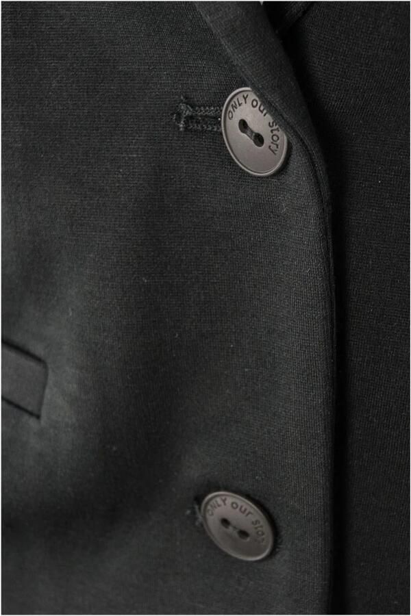 Only Jerseyblazer ONLPOPTRASH – 2-knoops blazer met getailleerd silhouet regular fit milano rib materiaalmix reverskraag effen - Foto 3