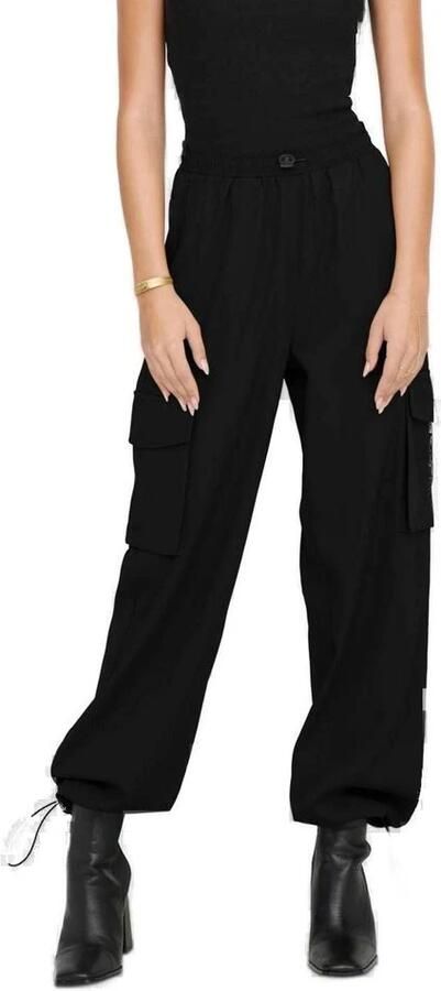 Only Ocashi Cargo Pant WVN Noos Raven | Freewear Grijs Black Dames - Foto 9