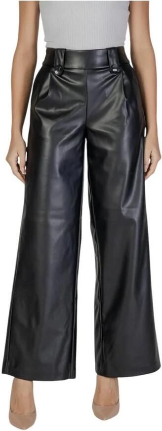 Only Zwarte polyester damesbroek Herfst Winter collectie Black Dames - Foto 4