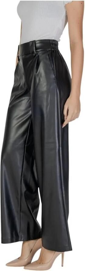 Only Zwarte polyester damesbroek Herfst Winter collectie Black Dames - Foto 3