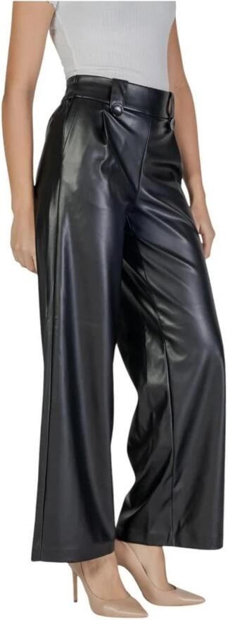 Only Zwarte polyester damesbroek Herfst Winter collectie Black Dames - Foto 2