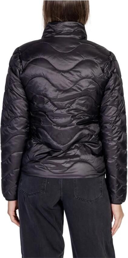 Only Zwarte Polyester Jas & Mantel Collectie Black Dames - Foto 4