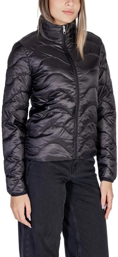 Only Zwarte Polyester Jas & Mantel Collectie Black Dames - Foto 2