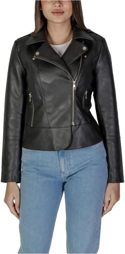 Only Polyester Damesjassen Lente Zomer Collectie Black Dames - Foto 4