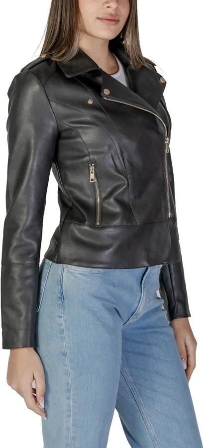 Only Polyester Damesjassen Lente Zomer Collectie Black Dames