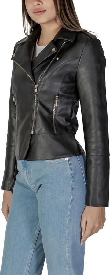 Only Polyester Damesjassen Lente Zomer Collectie Black Dames - Foto 3