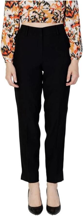 ONLY high waist slim fit pantalon ONLVERONICA-ELLY van polyester zwart - Foto 5