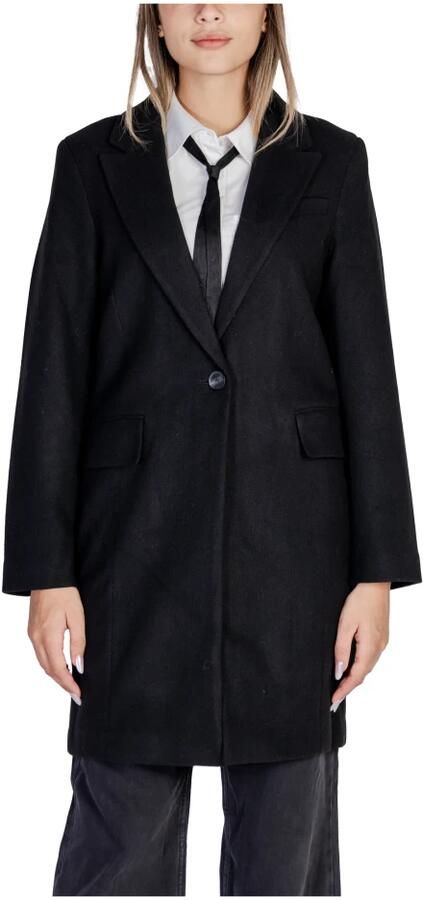 Only Zwarte damesjas met rechte snit Zwart Dames