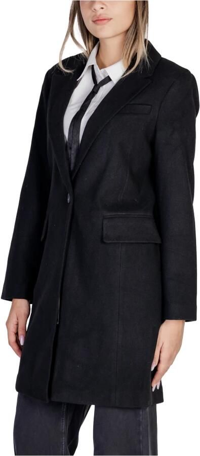 Only Zwarte damesjas met rechte snit Black Dames - Foto 2