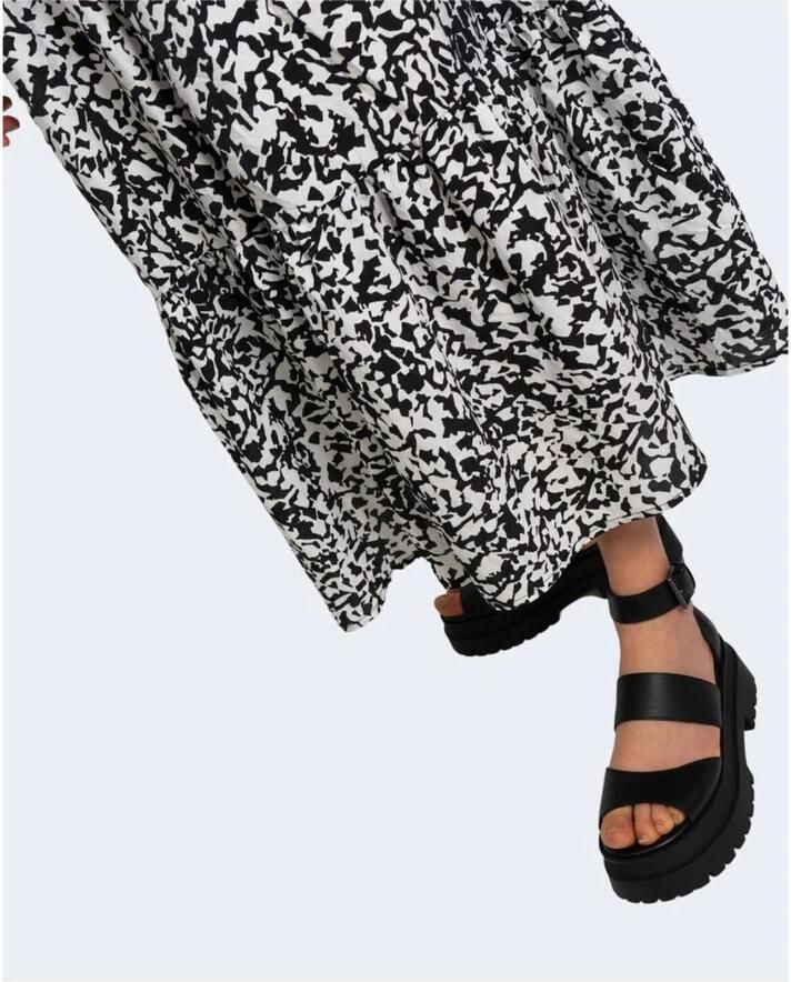 Only Multicolor Jurk met Lange Mouwen voor Vrouwen Multicolor Dames