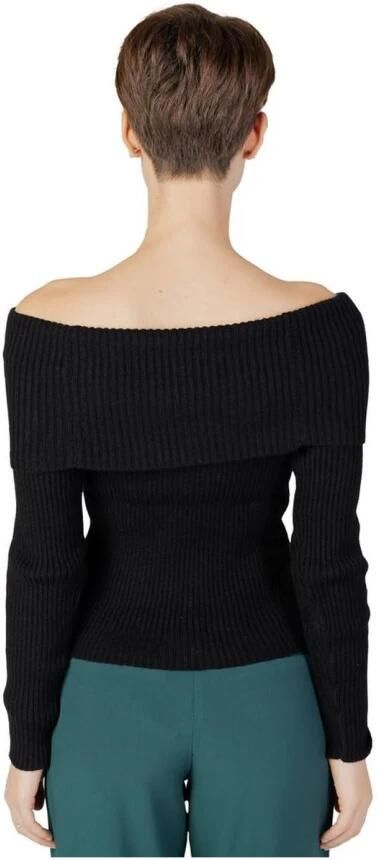 Only Slim fit gebreide pullover met off shoulder-mouwen model 'KATIA' - Foto 11