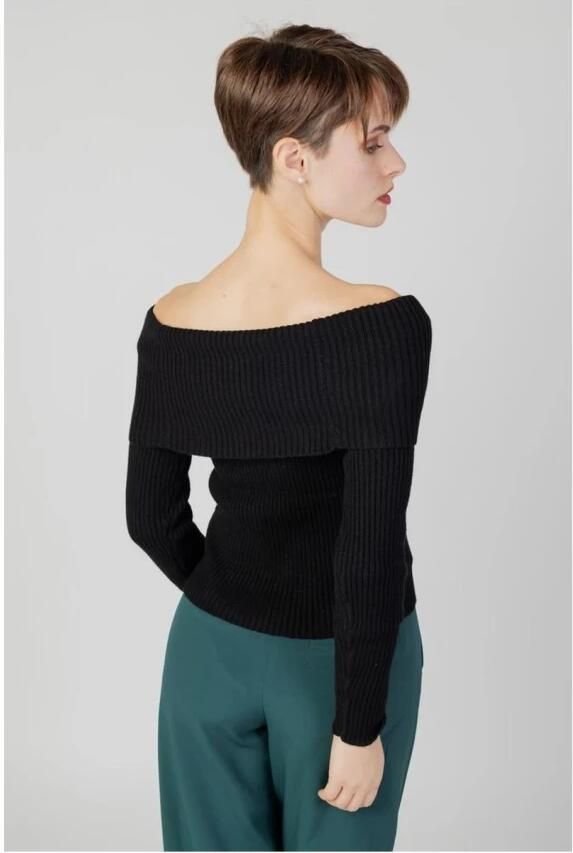 Only Slim fit gebreide pullover met off shoulder-mouwen model 'KATIA' - Foto 9