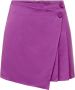 Only Herfst Winter Minirok Collectie Polyester Mix Purple Dames - Thumbnail 1