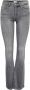 Only Grijze effen damesjeans met ritssluiting en knoopsluiting Gray Dames - Thumbnail 2
