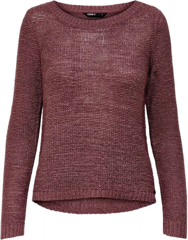 Only Ronde hals gekweek Roze Dames