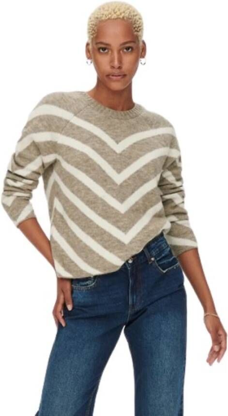 Only Regular fit gebreide pullover met streepmotief model 'ELIZA' - Foto 4