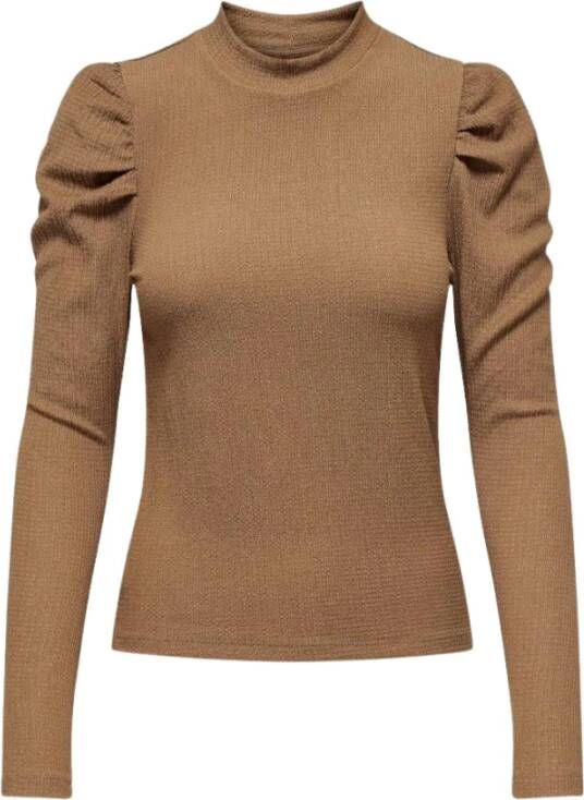 Only Round-neck Knitwear Bruin Dames