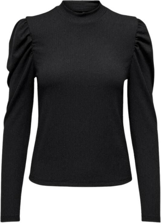 Only Round-neck Knitwear Zwart Dames
