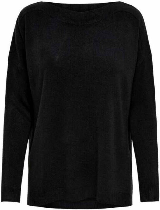 Only Round-neck Knitwear Zwart Dames