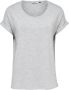 Only Trendy Dames T-shirt met korte mouwen en ronde hals Gray Dames - Thumbnail 2